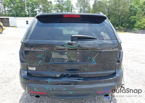 2013 Ford Explorer Xlt from USA, damaged, VIN 1FM5K8D83DGC56530